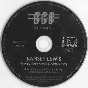 2CD Ramsey Lewis: Funky Serenity / Golden Hits / Solar Winds / Sun Goddess