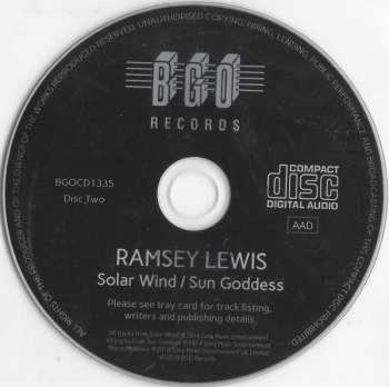 2CD Ramsey Lewis: Funky Serenity / Golden Hits / Solar Winds / Sun Goddess