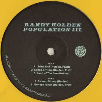 LP Randy Holden: Population III LTD
