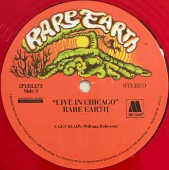2LP Rare Earth: Live in Chicago DLX | LTD | CLR