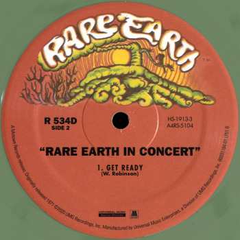 2LP Rare Earth: Rare Earth In Concert LTD | CLR