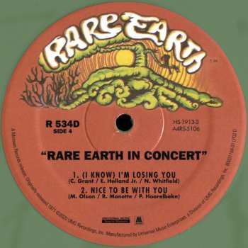 2LP Rare Earth: Rare Earth In Concert LTD | CLR