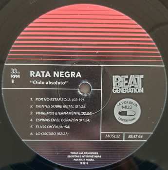 LP Rata Negra: Oído Absoluto