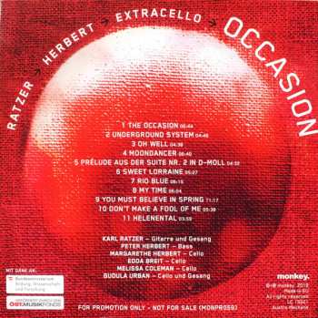LP/CD Karl Ratzer: Occasion LTD