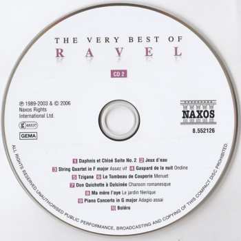 2CD Maurice Ravel: The Very Best Of Ravel
