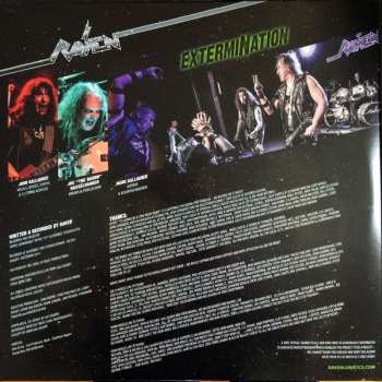2LP/CD Raven: ExtermiNation CLR