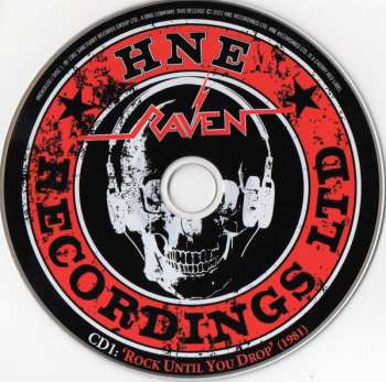 4CD/Doos Raven: Rock Until You Drop (The 4CD Over The Top Edition)