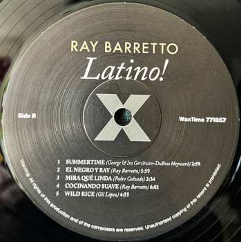 LP Ray Barretto Y Su Orquestra: Latino! LTD