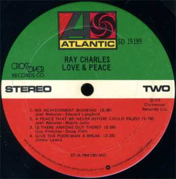 LP Ray Charles: Love & Peace
