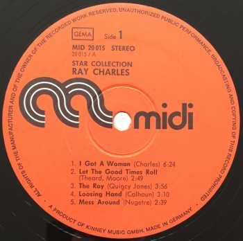 LP Ray Charles: Star-Collection