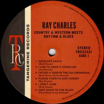 LP Ray Charles: Country And Western Meets Rhythm And Blues