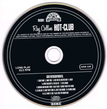 CD Ray Collins' Hot Club: Goes Intercontinental