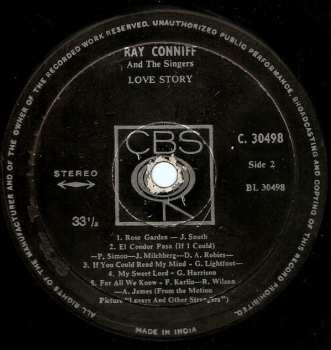 LP Ray Conniff And The Singers: Love Story (INDIA)