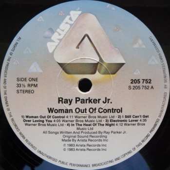 LP Ray Parker Jr.: Woman Out Of Control