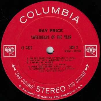 LP Ray Price: Sweetheart Of The Year