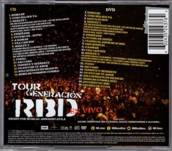 CD/DVD RBD: Tour Generación RBD En Vivo