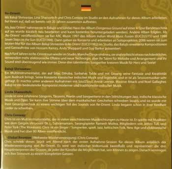 CD Re-Orient: Indian World Music Fusion - Undiscovered Time