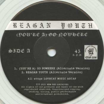SP Reagan Youth: (You're A) Go Nowhere LTD | CLR