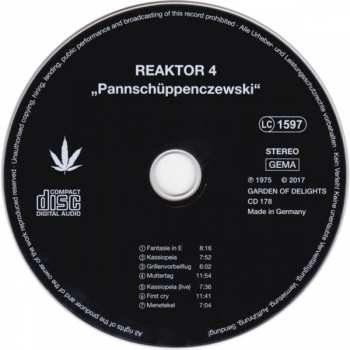 CD Reaktor 4: Pannschüppenczewski
