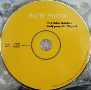 CD Wolfgang Muthspiel: Daily Mirror DIGI