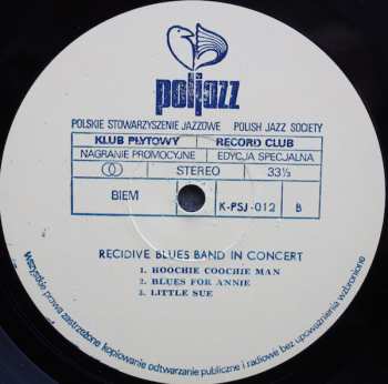 LP Recydywa Blues Band: In Concert