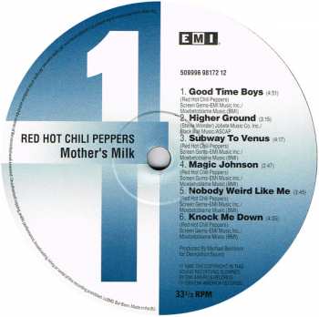 LP Red Hot Chili Peppers: Mother's Milk