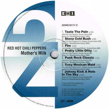 LP Red Hot Chili Peppers: Mother's Milk