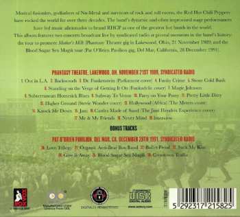 CD Red Hot Chili Peppers: Live: Lakewood, OH 21st November 89 / Del Mar, CA 28th December 91