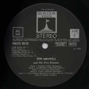 LP Red Nichols And His Five Pennies: Red Nichols And His Five Pennies