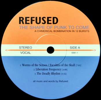 2LP Refused: The Shape Of Punk To Come (A Chimerical Bombination In 12 Bursts)