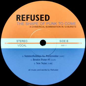 2LP Refused: The Shape Of Punk To Come (A Chimerical Bombination In 12 Bursts)