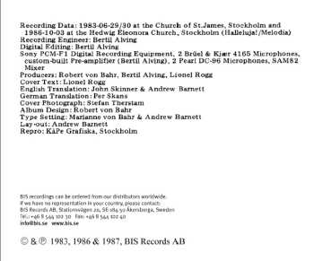 CD Max Reger: Lionel Rogg Plays Reger
