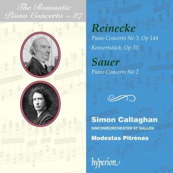 CD Carl Reinecke: Piano Concerto No. 3, Op 144, Konzertstück, Op 33 / Piano Concerto No 2, Op 254