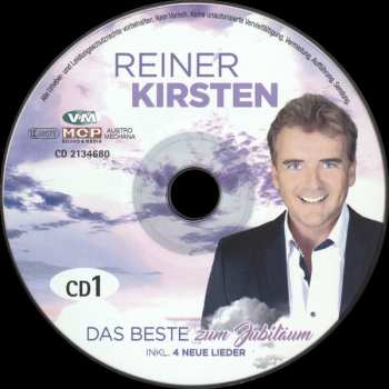 2CD Reiner Kirsten: Das Beste Zum Jubiläum (Inkl. 4 Neue Lieder)