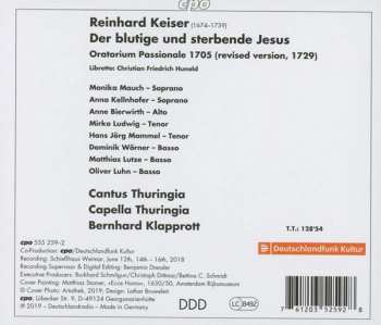 2CD Cantus Thuringia: Der Blutige Und Sterbende Jesus