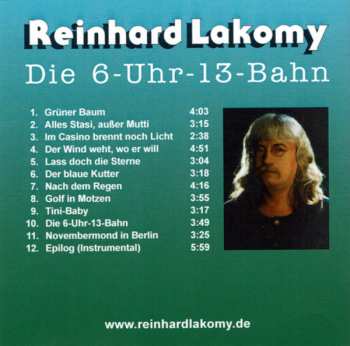 CD Reinhard Lakomy: Die 6-Uhr-13-Bahn