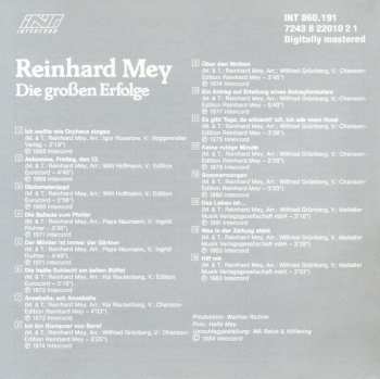 CD Reinhard Mey: Die Großen Erfolge