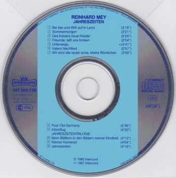 CD Reinhard Mey: Jahreszeiten