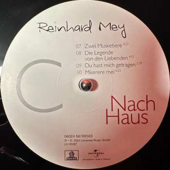 2LP Reinhard Mey: Nach Haus LTD