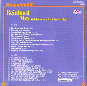 2CD Reinhard Mey: Welch Ein Geschenk Ist Ein Lied