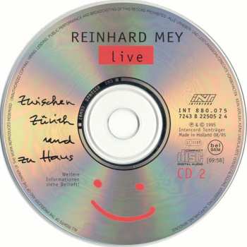 2CD Reinhard Mey: Zwischen Zürich Und Zu Haus (Live)