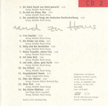 2CD Reinhard Mey: Zwischen Zürich Und Zu Haus (Live)