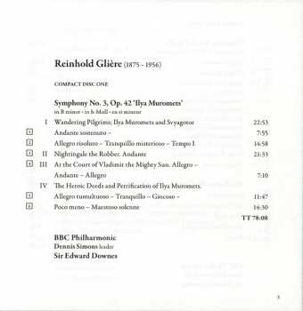 5CD/Doos BBC Philharmonic: The Glière Orchestral Collection