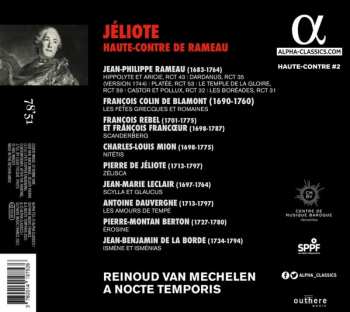 CD Reinoud Van Mechelen: Jéliote: Haute-Contre de Rameau