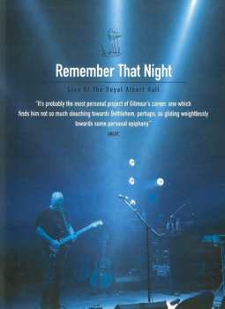 2DVD David Gilmour: Remember That Night (Live At The Royal Albert Hall)