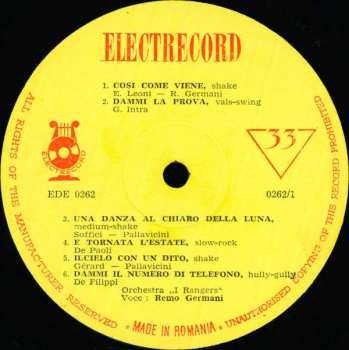 LP Remo Germani: Remo Germani