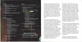 3CD/Doos Renaissance: Live At Carnegie Hall
