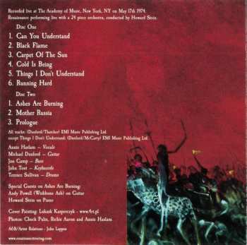 2CD Renaissance: Academy Of Music 1974