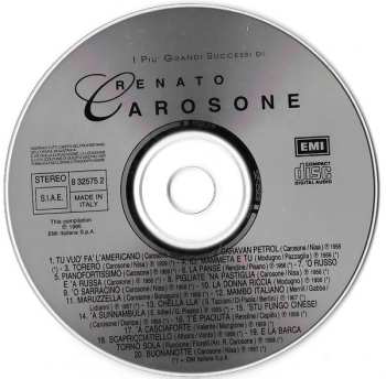 CD Renato Carosone: I Più Grandi Successi Di Renato Carosone