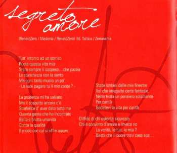 CD Renato Zero: Segreto Amore DIGI